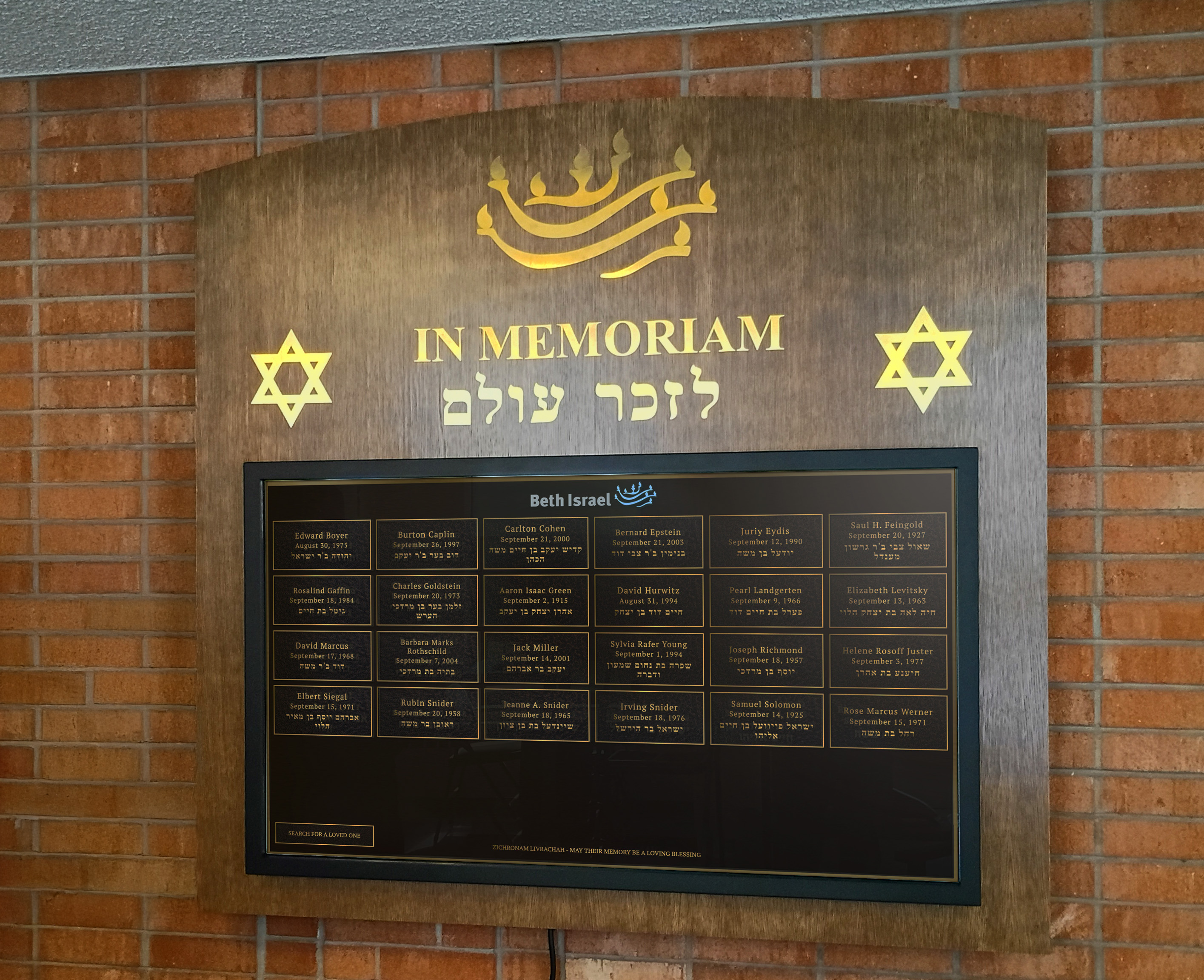 Congregation Beth Israel Installation